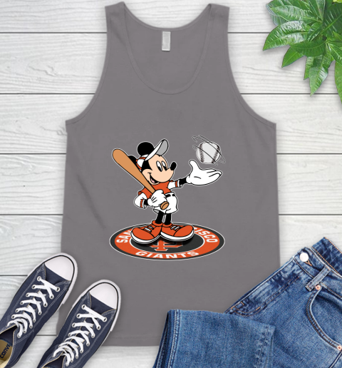 MLB Baseball San Francisco Giants Cheerful Mickey Disney Shirt Tank Top 7