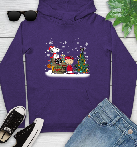 Toronto Raptors NBA Basketball Christmas The Peanuts Movie Snoopy Championship Youth Hoodie 5