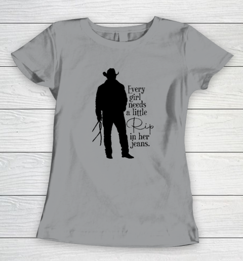 Every Girl Needs A Little Rip In Her Jeans T Shirt Women's T-Shirt 3