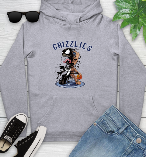 NBA Memphis Grizzlies Basketball Venom Groot Guardians Of The Galaxy Youth Hoodie 6