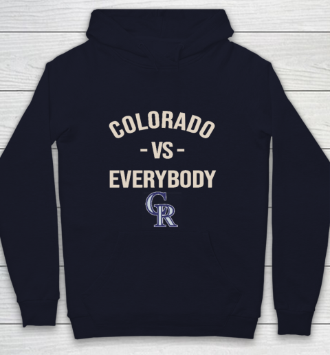 Colorado Rockies Vs Everybody Youth Hoodie 2
