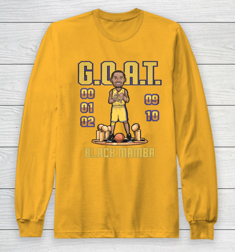 Kobe Bryant Goat Long Sleeve T-Shirt 3