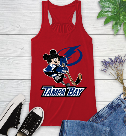 NHL Tampa Bay Lightning Mickey Mouse Disney Hockey T Shirt Racerback Tank 6