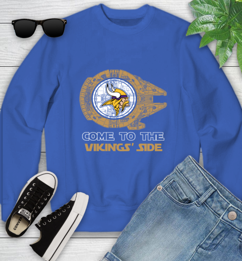 NFL Come To The Minnesota Vikings Wars Football Sports Youth Sweatshirt 7