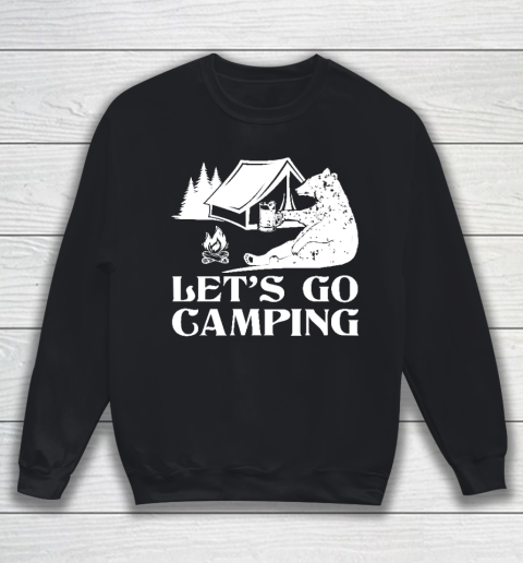 Let's go Camping Bear Sweatshirt