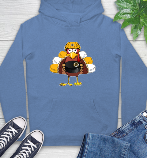 Boston Bruins Turkey Thanksgiving Day Hoodie 11