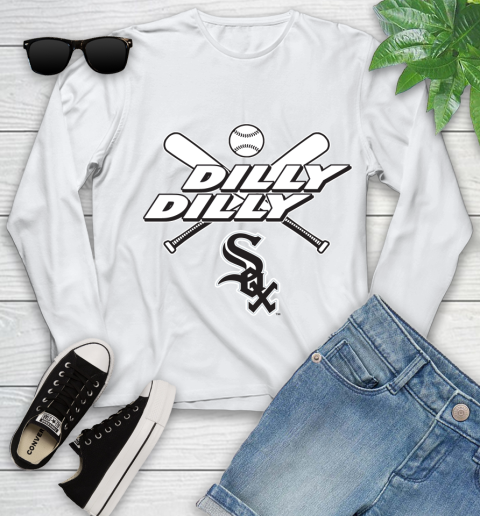 MLB Chicago White Sox Dilly Dilly Baseball Sports Youth Long Sleeve