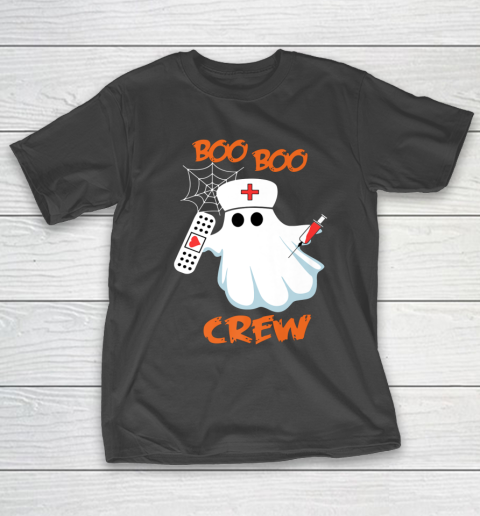 Funny Halloween Nurse RN Medical EMS Staff  Boo Boo Crew Premium T Shirt.OZSGTXU4C7 T-Shirt