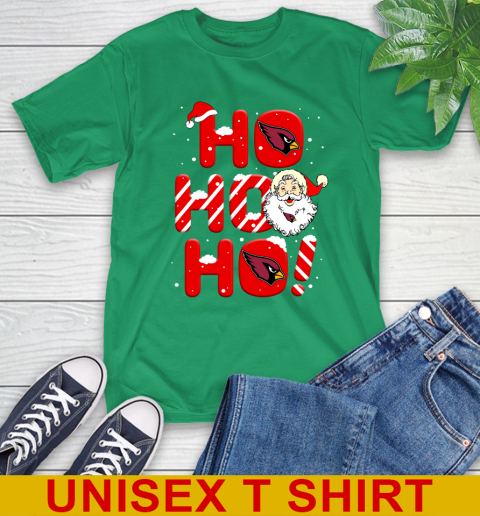 Arizona Cardinals NFL Football Ho Ho Ho Santa Claus Merry Christmas Shirt T-Shirt 7