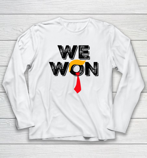 Donald Trump 47th President JD Vance We Won Get Over It 2024 Long Sleeve T-Shirt