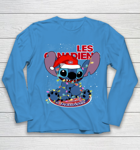 Montreal Canadiens NHL Hockey noel stitch Christmas Youth Long Sleeve 4