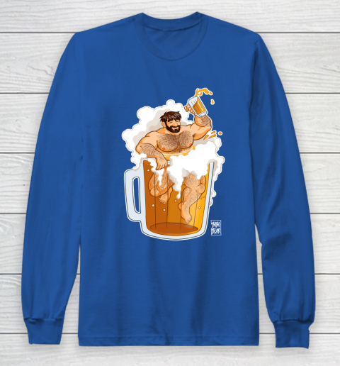 ADAM LIKES A BIG BEER LGBT Gay Pride Long Sleeve T-Shirt 6