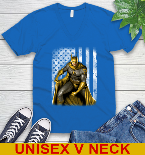 Pittsburgh Pirates MLB Baseball Batman DC American Flag Shirt V-Neck T-Shirt 5