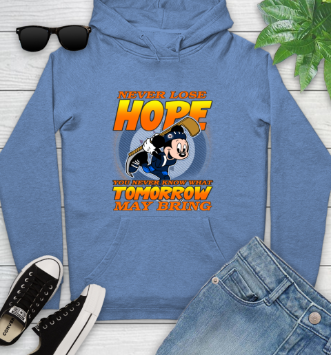 Winnipeg Jets NHL Hockey ootball Mickey Disney Never Lose Hope Youth Hoodie 13