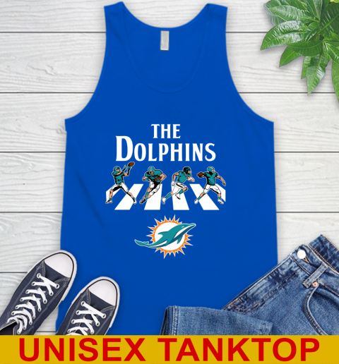 NFL Football Miami Dolphins The Beatles Rock Band Shirt Tank Top 4
