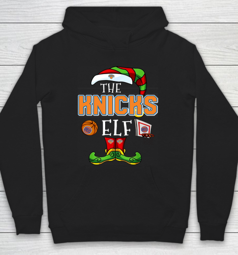 New York Knicks Christmas ELF Funny NBA Hoodie