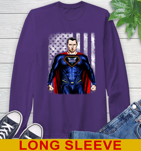 NBA Basketball Charlotte Hornets Superman DC Shirt Long Sleeve T-Shirt 5