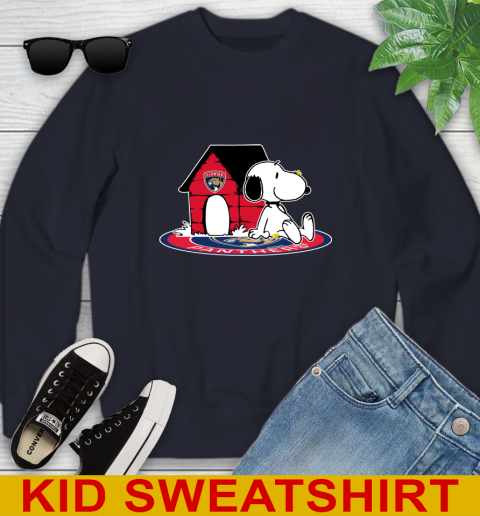 NHL Hockey Florida Panthers Snoopy The Peanuts Movie Shirt Youth Sweatshirt 3