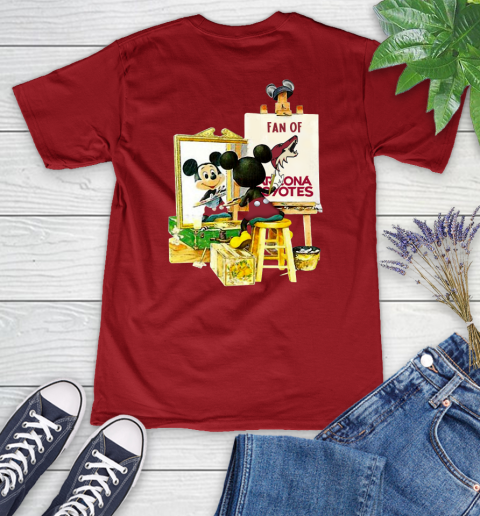 NHL Hockey Arizona Coyotes Mickey Drawing Shirt - Image 80