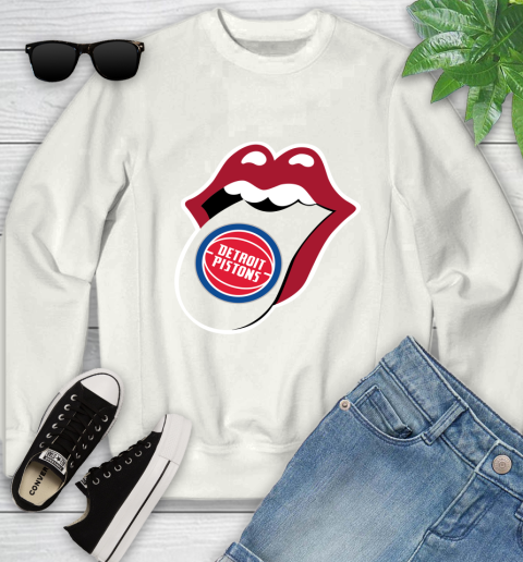 Detroit Pistons NBA Basketball Lips I Root For My Team Adoring Fan 115