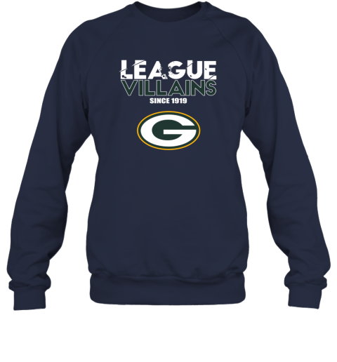 League Villains Since 1919 Green Bay Packers Youth Long Sleeve - Rookbrand