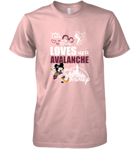 This Girl Love Her Colorado Avalanche And Mickey Disney Premium Men's T-Shirt