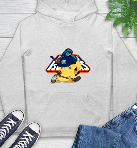 NHL Pikachu Hockey Sports New York Islanders Hoodie