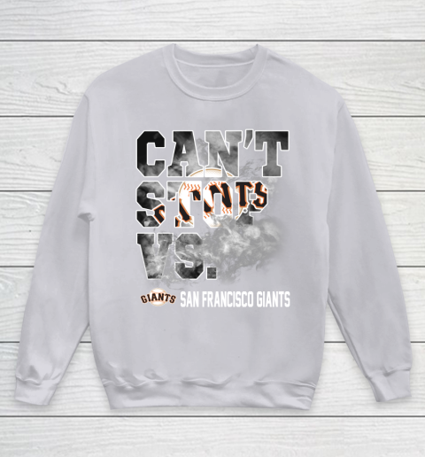 MLB San Francisco Giants Baseball Can't Stop Vs Giants Youth Sweatshirt 3
