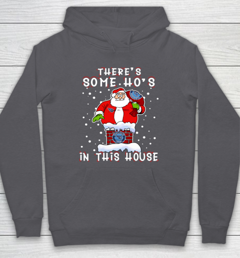 Tennessee Titans Christmas There Is Some Hos In This House Santa Stuck In The Chimney NFL Hoodie 4