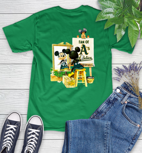 MLB Baseball Oakland Athletics Mickey Drawing Shirt 88