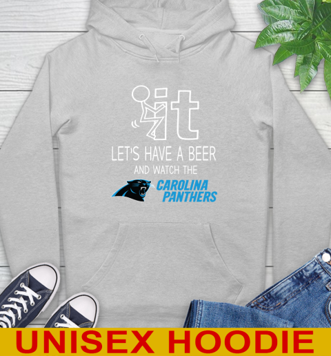 Carolina Panthers Football NFL Let's Have A Beer And Watch Your Team Sports Hoodie 6
