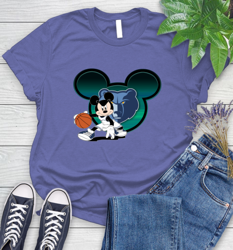 NBA Memphis Grizzlies Mickey Mouse Disney Basketball Women's T-Shirt 11