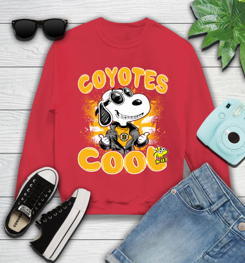 NHL Hockey Boston Bruins Cool Snoopy Shirt Youth Sweatshirt 6