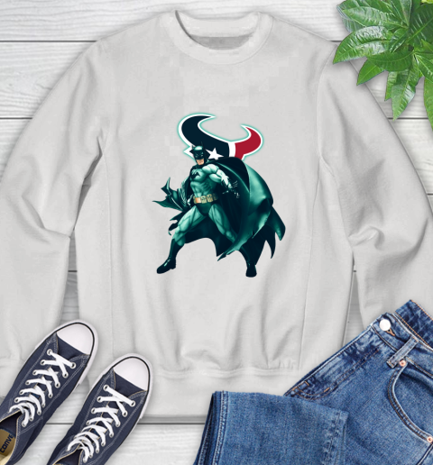 NFL Batman Football Sports Houston Texans Sweatshirt