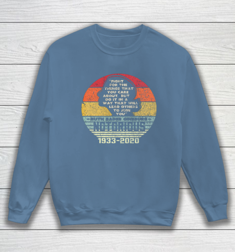 Notorious RBG 1933  2020 Fight For The Things You Care About Sweatshirt 6