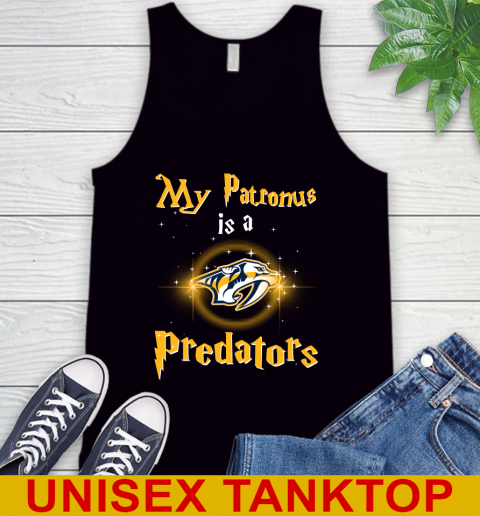 NHL Hockey Harry Potter My Patronus Is A Nashville Predators Tank Top