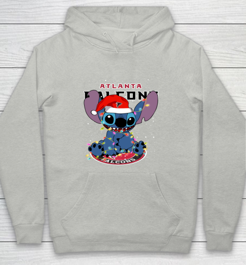 Atlanta Falcons NFL Football noel stitch Christmas Youth Hoodie
