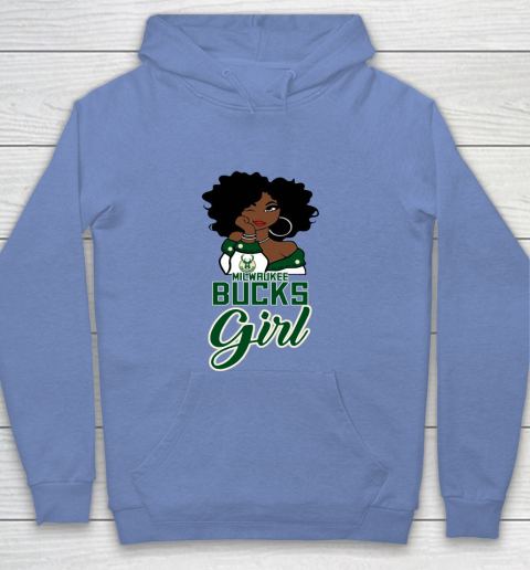 Milwaukee Bucks Girl NBA Youth Hoodie 10