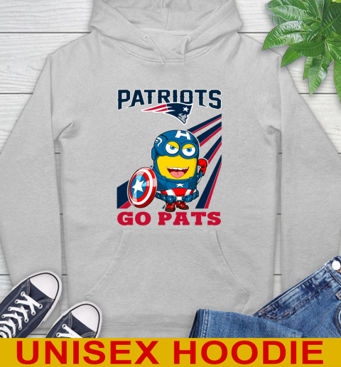 NFL Football New England Patriots Captain America Marvel Avengers Minion Shirt Hoodie 6