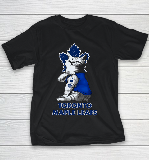 NHL My Cat Loves Toronto Maple Leafs Hockey Youth T-Shirt