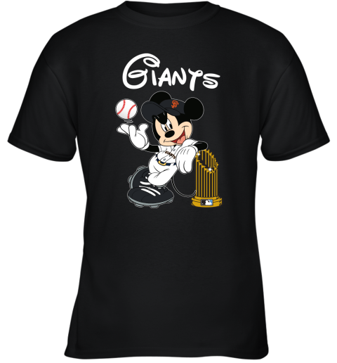 San Francisco Giants Mickey Taking The Trophy Mlb 2019 Youth T-Shirt