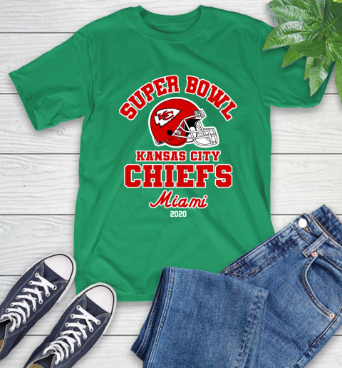 Kansas City Chiefs Super Bowl Champion Miami Logo 2020 NFL Shirts 8