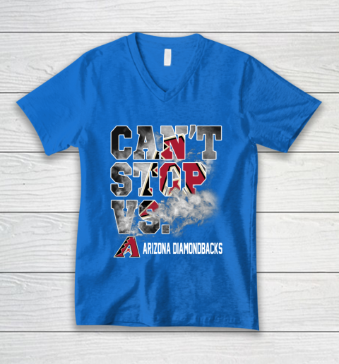 MLB Arizona Diamondbacks Baseball Can't Stop Vs Arizona Diamondbacks V-Neck T-Shirt 5