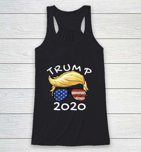 Trump 2020 Awesome Retro American Style Trump 2020 Gift Racerback Tank