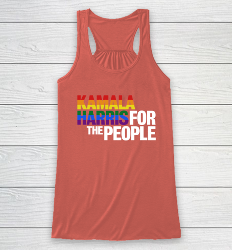 Kamala Harris 2020 for the People LGBT Racerback Tank 3