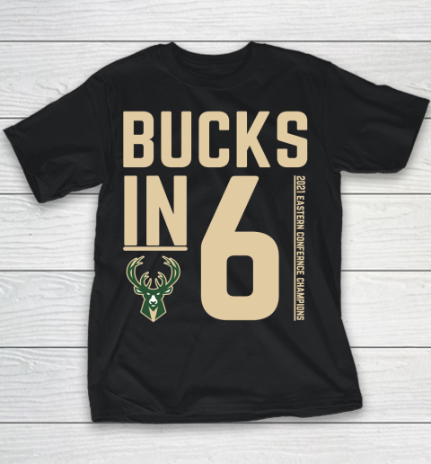 Bucks in 6 shirt Milwaukee Bucks Youth T-Shirt