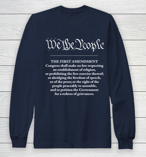 We The People  First Amendment Long Sleeve T-Shirt 2