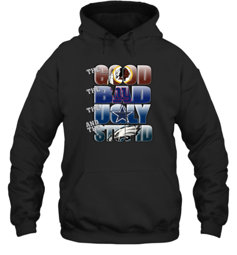 NFL Good Bad Ugly Stupid Mashup Washington Redskin Hoodie
