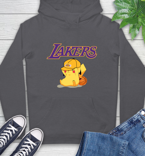 NBA Pikachu Basketball Sports Los Angeles Lakers Hoodie 7