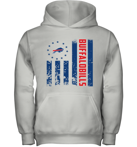 NFL Buffalo Bills American Flag Youth Sweatshirt - Rookbrand